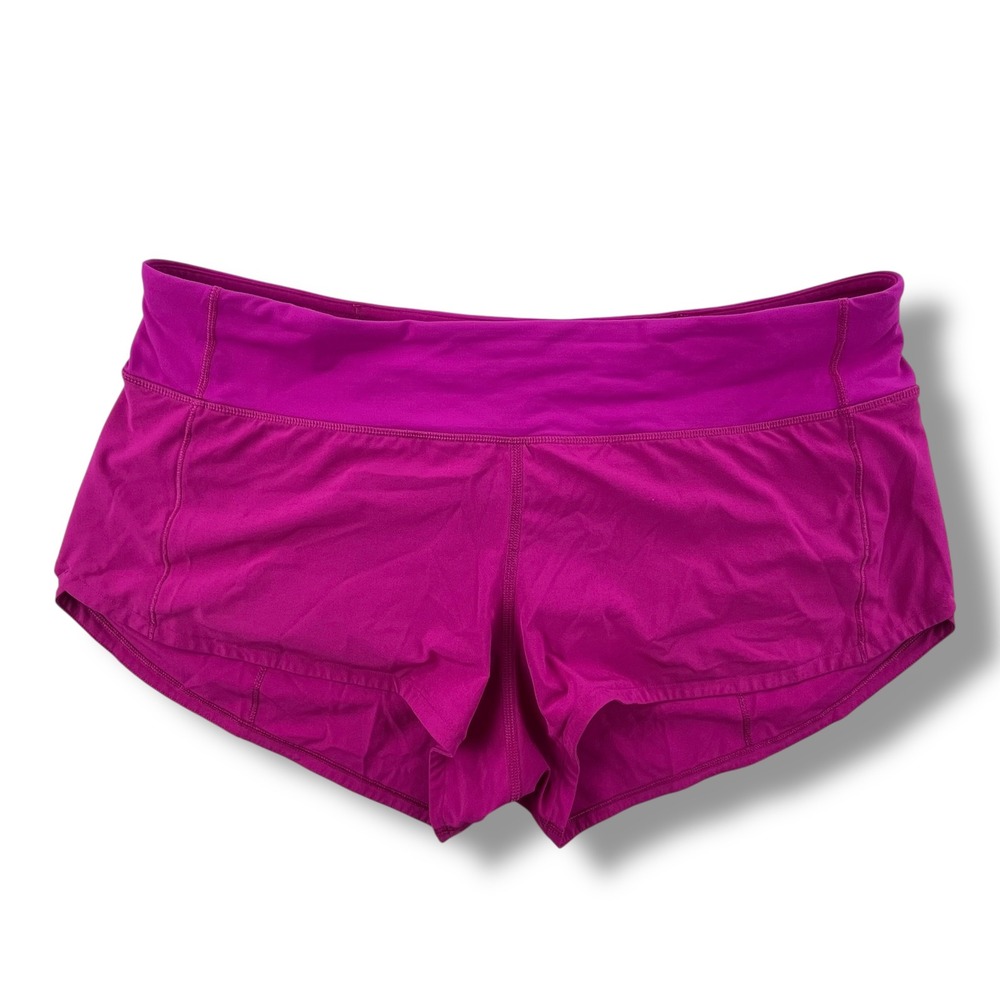 Lululemon Speed Up Low-Rise Lined Shorts Sonic Pink Size 8 2.5" Inseam Running